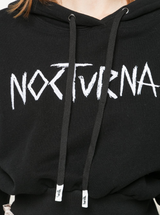 CROPPED HOODED SWEATSHIRT