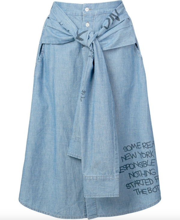 RESPONSIBLE FOR NOTHING HYBRID SKIRT