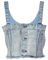DENIM CROP TOP
