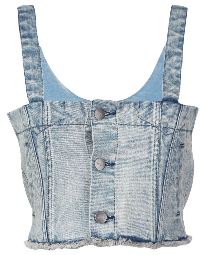 DENIM CROP TOP