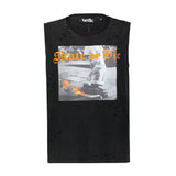 SKATE OR DIE TANK BLACK