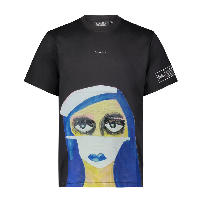 STAYING ALIVE TEE BLACK