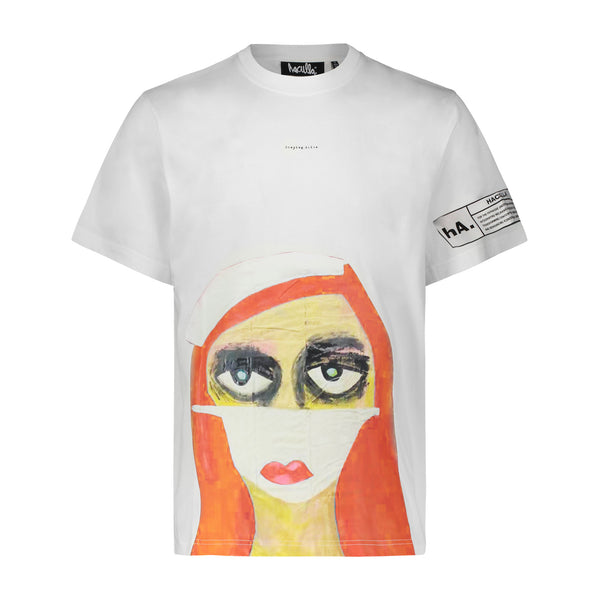 STAYING ALIVE TEE OFF WHITE