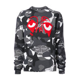 EYEZ OF DA WORLD CAMO CREWNECK