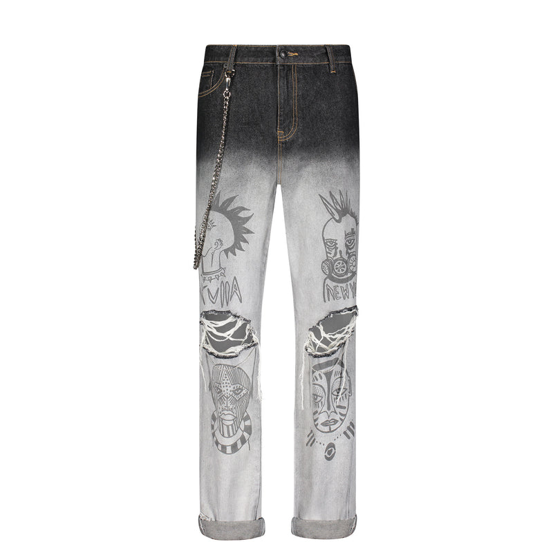 FACE OFF JEAN GRADIENT WASH