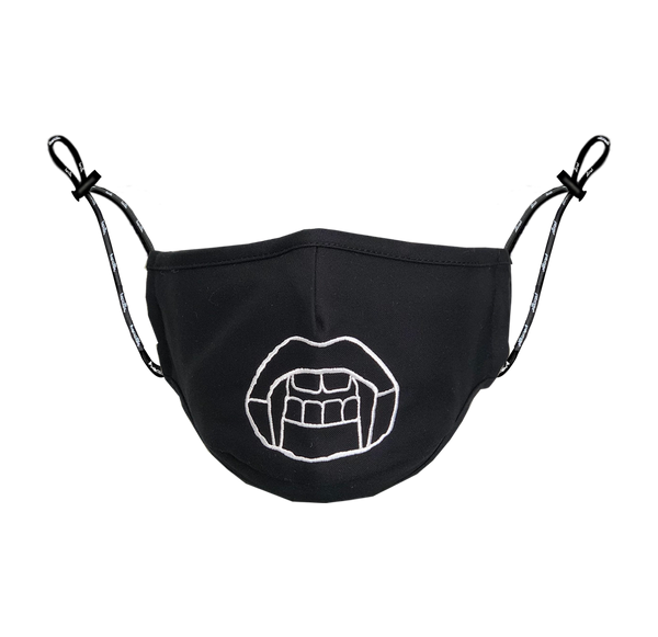 FANG LIPS MASK BLACK