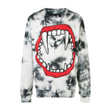 FANGS CREWNECK OFF WHITE TIE DYE