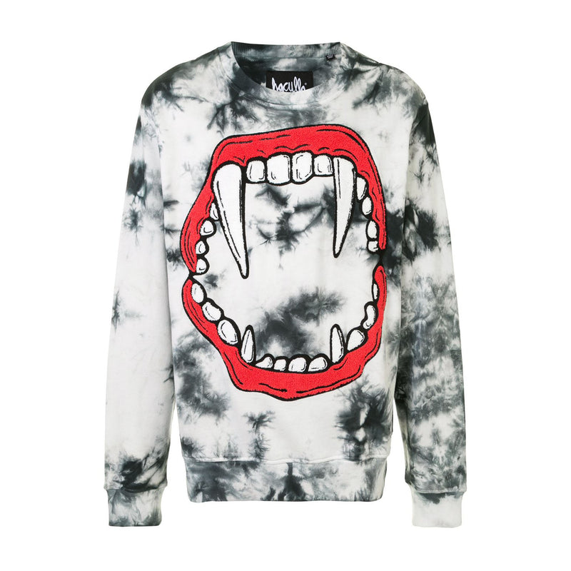 FANGS CREWNECK OFF WHITE TIE DYE