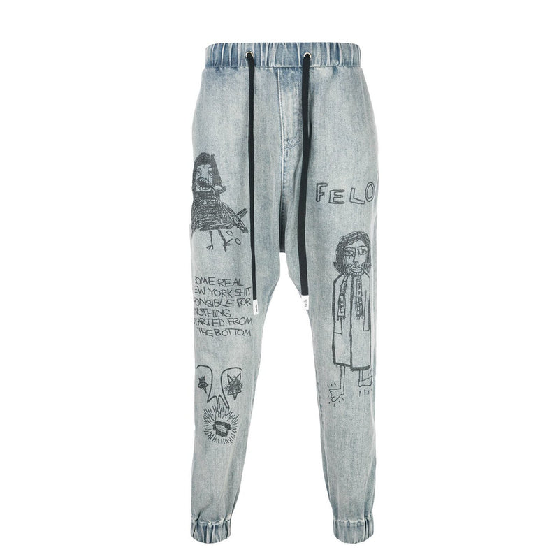 FELON DROP CROTCH WOVEN PANT