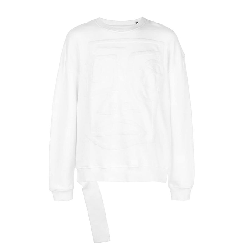HAC NYC DESTRUCTED CREWNECK (OFF-WHITE)