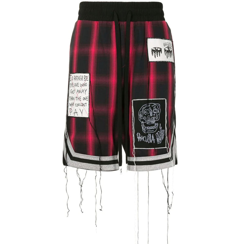 NEVER BEEN BETTER SHORTS INFRARED PLAID