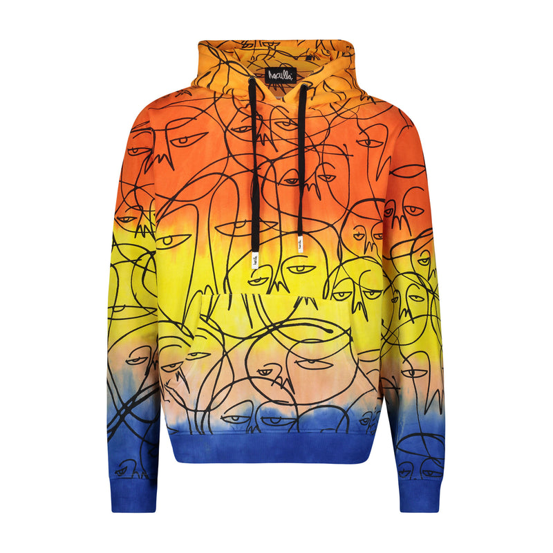 ONE OF A KIND DIP DYE HOODIE DIP DYE/MULTI