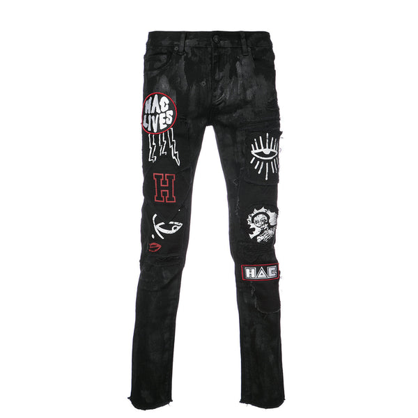 PUNK DA FUNK BLACK JEANS