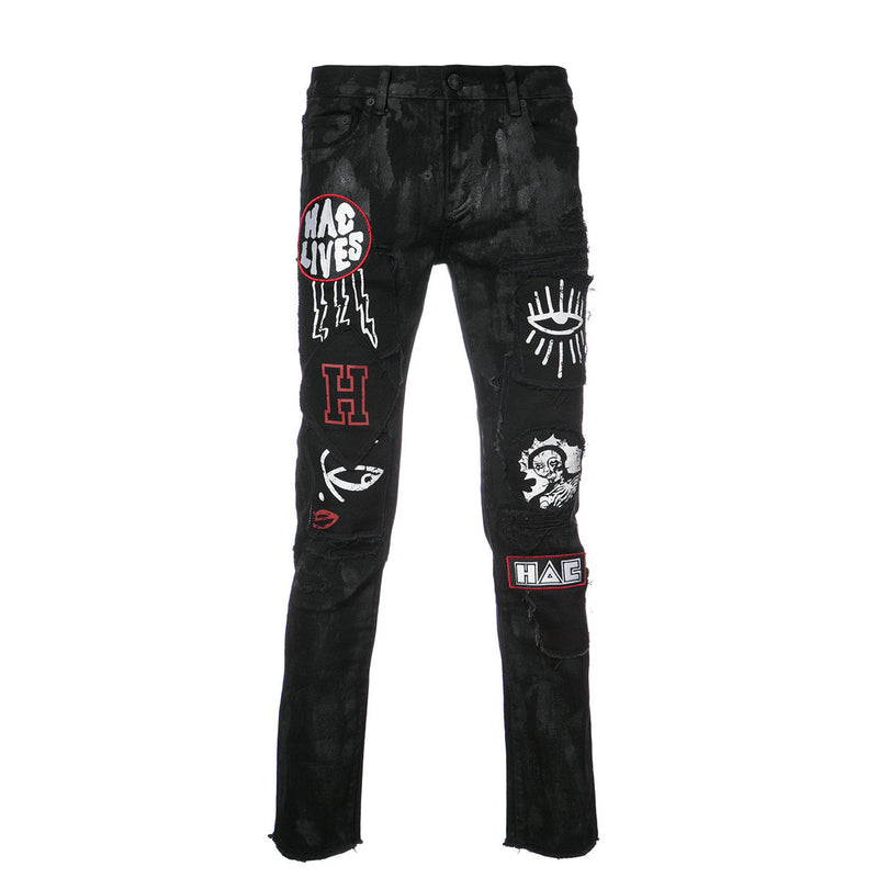 PUNK DA FUNK BLACK JEANS