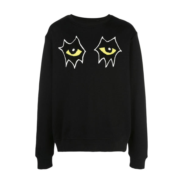 SIGNATURE EYES STANDARD SHOULDER CREWNECK BLACK