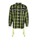 SIGNATURE EYES WOVEN SHIRT YELLOW/BLACK PLAID