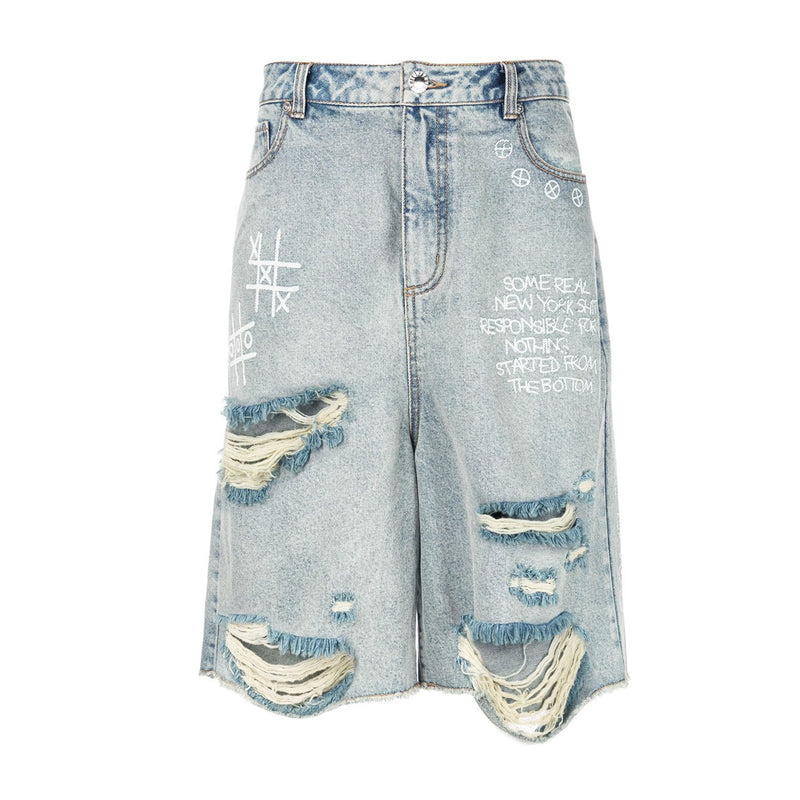 SOME REAL NEW YORK SHIT DENIM SHORT